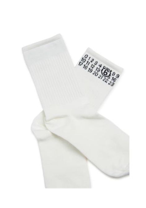 Calzino con logo MM6 KIDS MAISON MARGIELA | M60571 MM045M6100